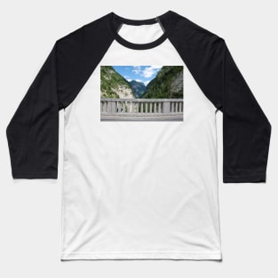 Friulian Dolomites with Foreground Barrier Baseball T-Shirt